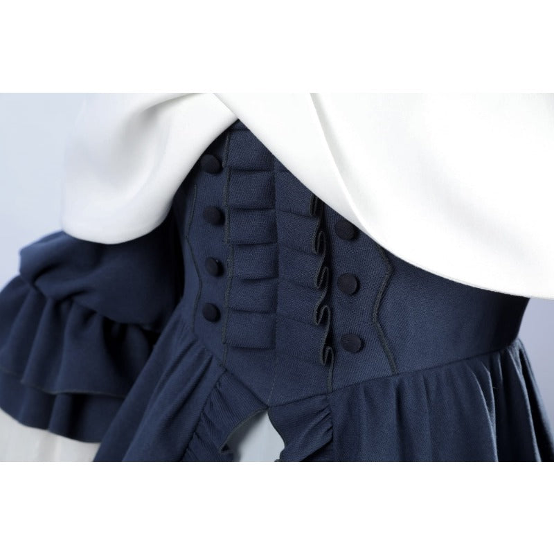 Halloweez Victorian Dress Cosplay Costume for Women - Timeless Elegant Historical Gown for Role Play