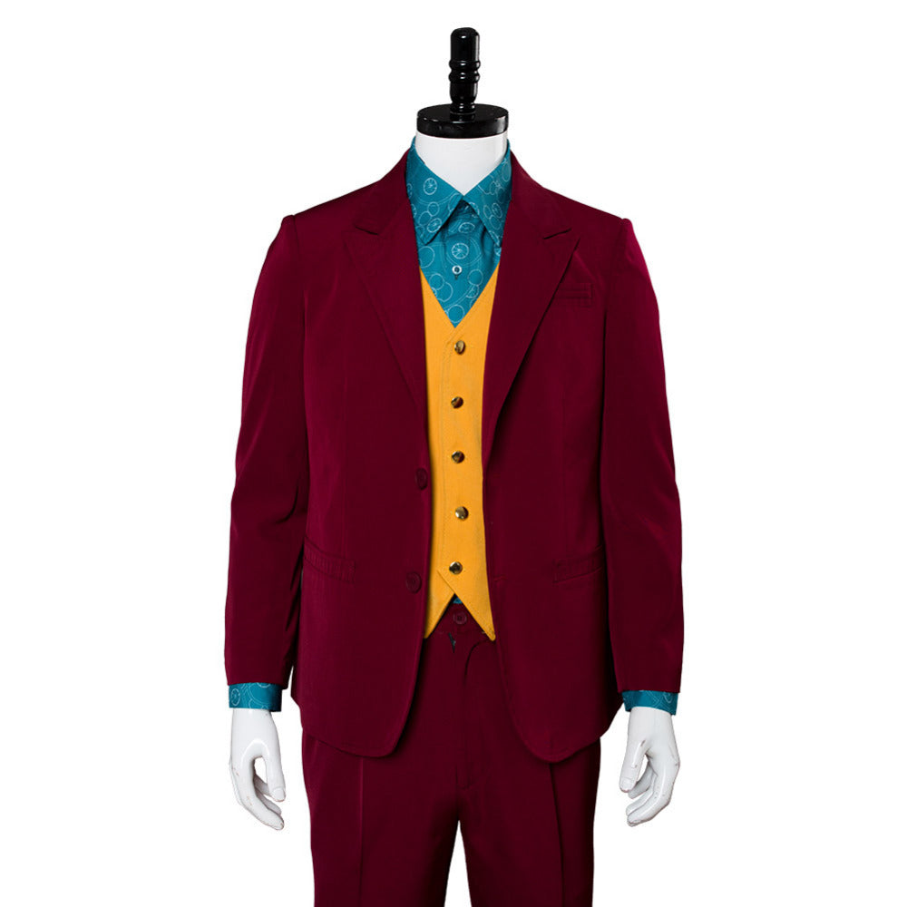 Joker Origin Full Set Cosplay Costume Men's Horror Suit - Arthur Fleck / Joker Outfit - Halloweez