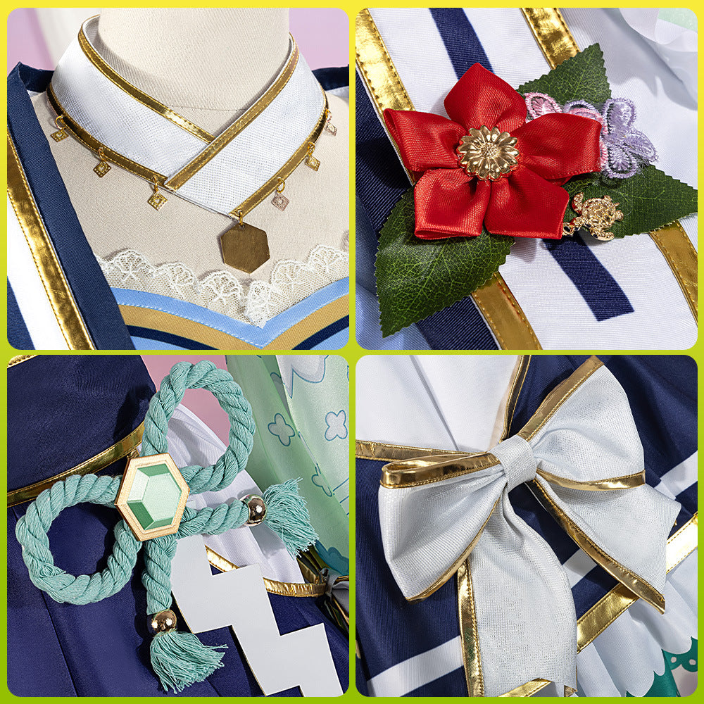 Uma Musume: New Year Satono Diamond 2D Cosplay Anime Game Costume Women's Kimono Set - Halloweez