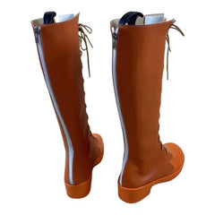 1831 Demon Slayer Kyojuro Rengoku Cosplay Shoes for Anime Conventions - Halloweez