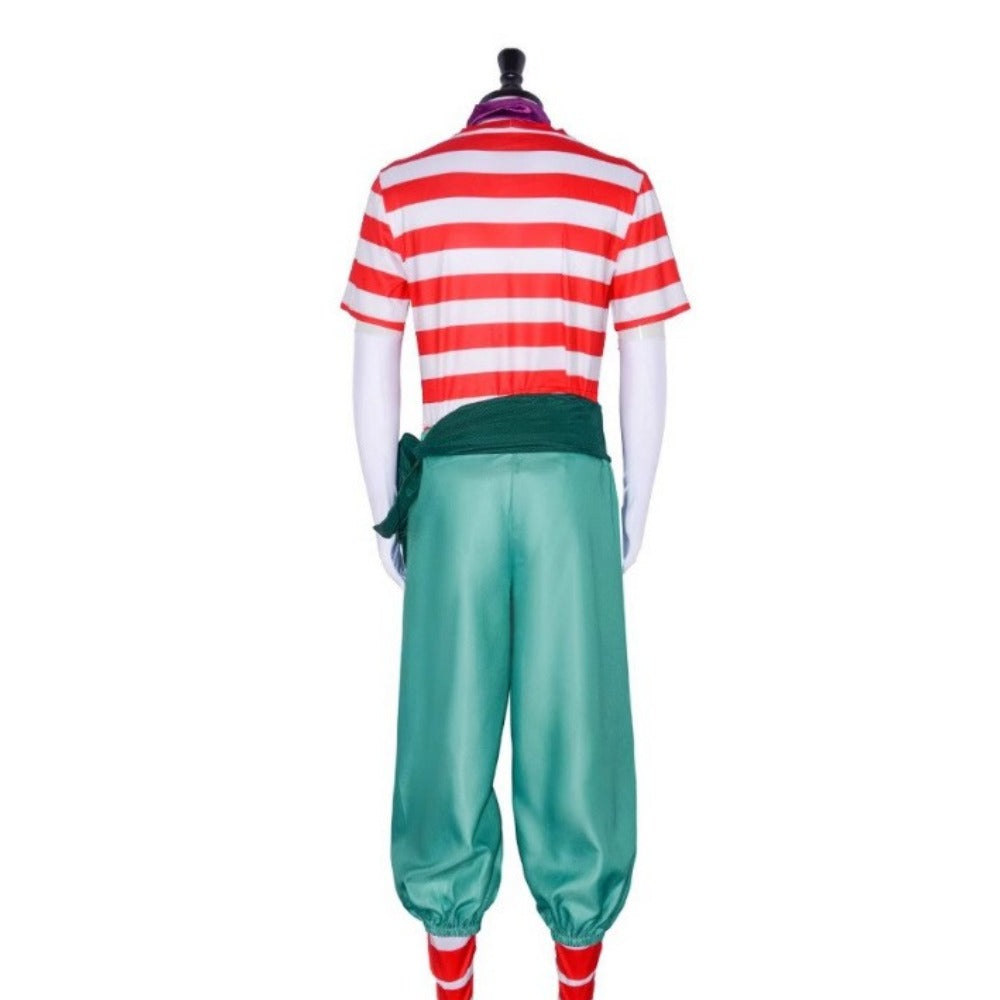 One Piece Buggy the Clown Cosplay Costume for Halloween and Anime Conventions - Halloweez