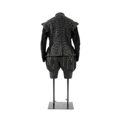 Medieval Knight King Costume - Black Noble Uniform Suit for Men | Renaissance Cosplay by Halloweez - Halloweez