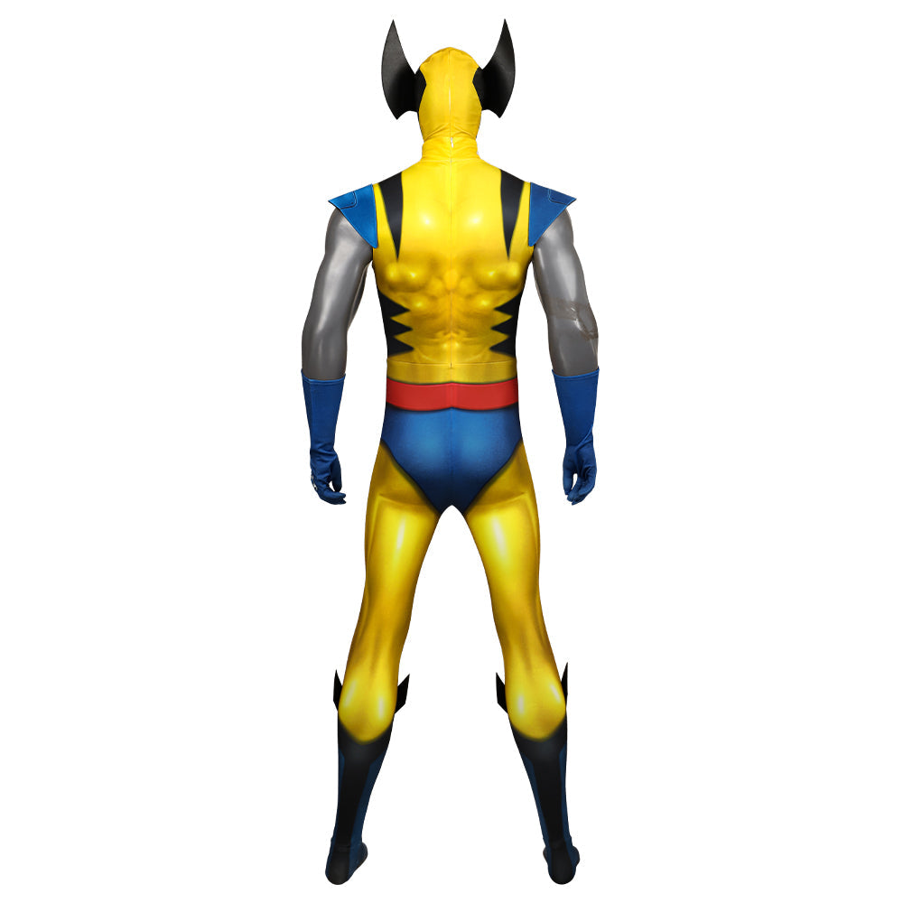 Halloweez Wolverine X-Men Cosplay Costume - Bodysuit, Mask & Claws for Fans