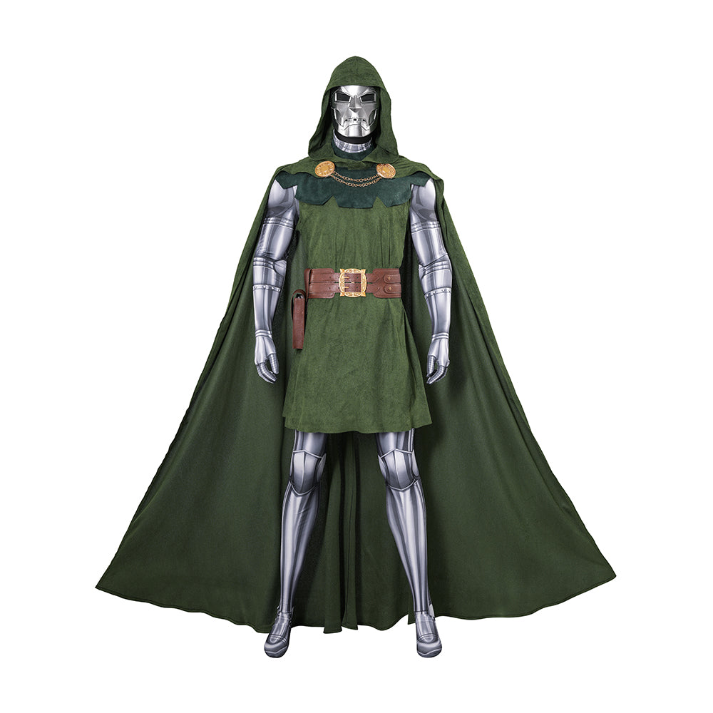 Doctor Doom Cosplay Costume,Custom Outfit for Halloween & Comic Con,No Shoes & Helmet