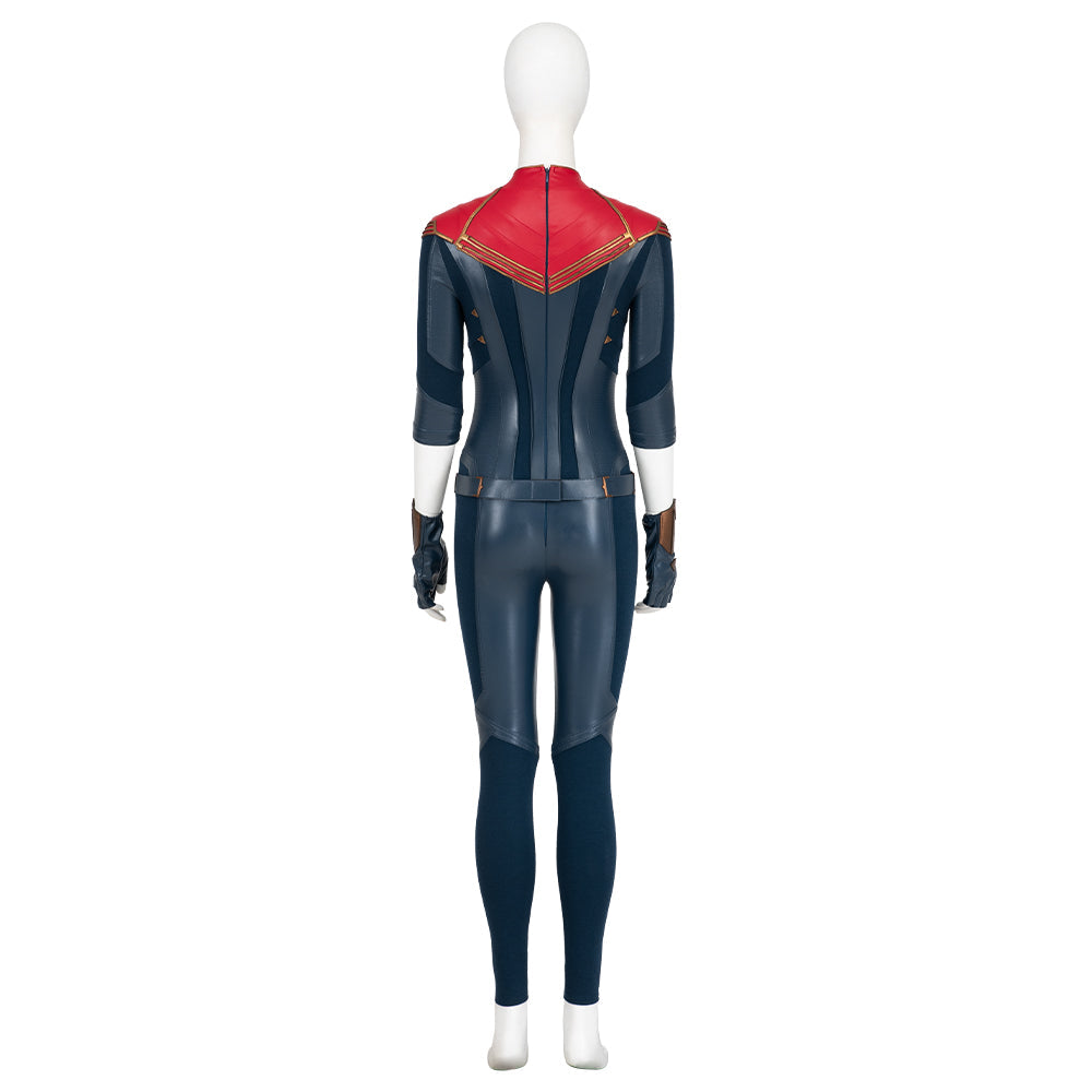 Halloweez Captain Marvel II Carol Danvers Battle Suit Cosplay Costume Set