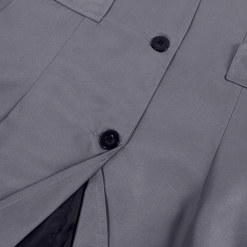 Grey Clown Cosplay Suit: Halloween Joker 2 Deluxe Costume Set - Halloweez