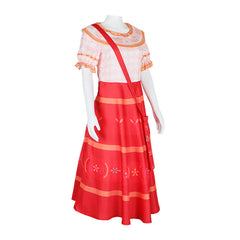 Magic House cos Doris Dolors Dress Encanto Dolores Madrigal Cosplay Costume for Children Halloween Performance - Halloweez