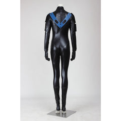 Halloweez Dick Grayson Arkham City Cosplay Costume for Men - Complete with Bodysuit and Shoe Covers