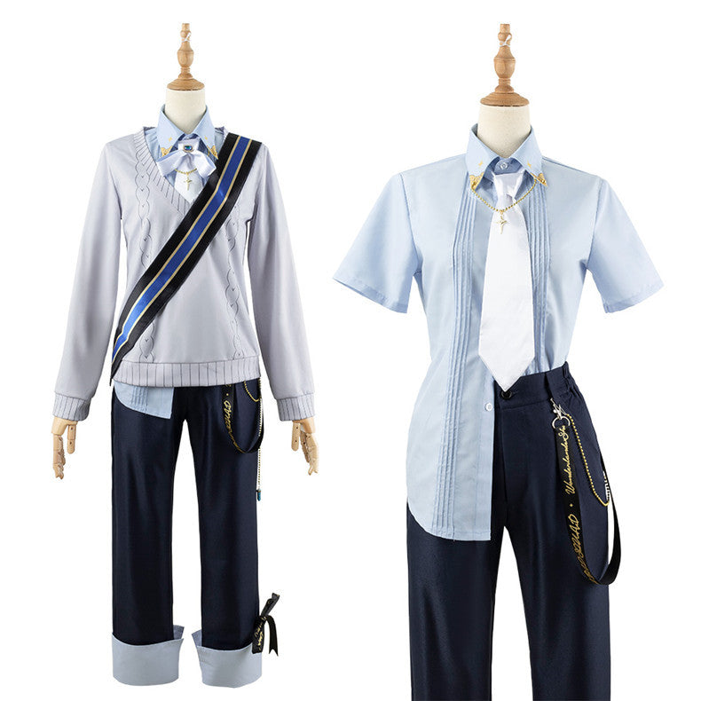 Project Sekai 2.5 Anniversary Aoyagi Toya KAITO Anime Cosplay Costume Spring Autumn Outfit - Halloweez