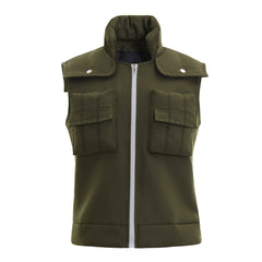 Stylish Naruto Anime Kakashi Hatake Green Vest for Cosplay Fans