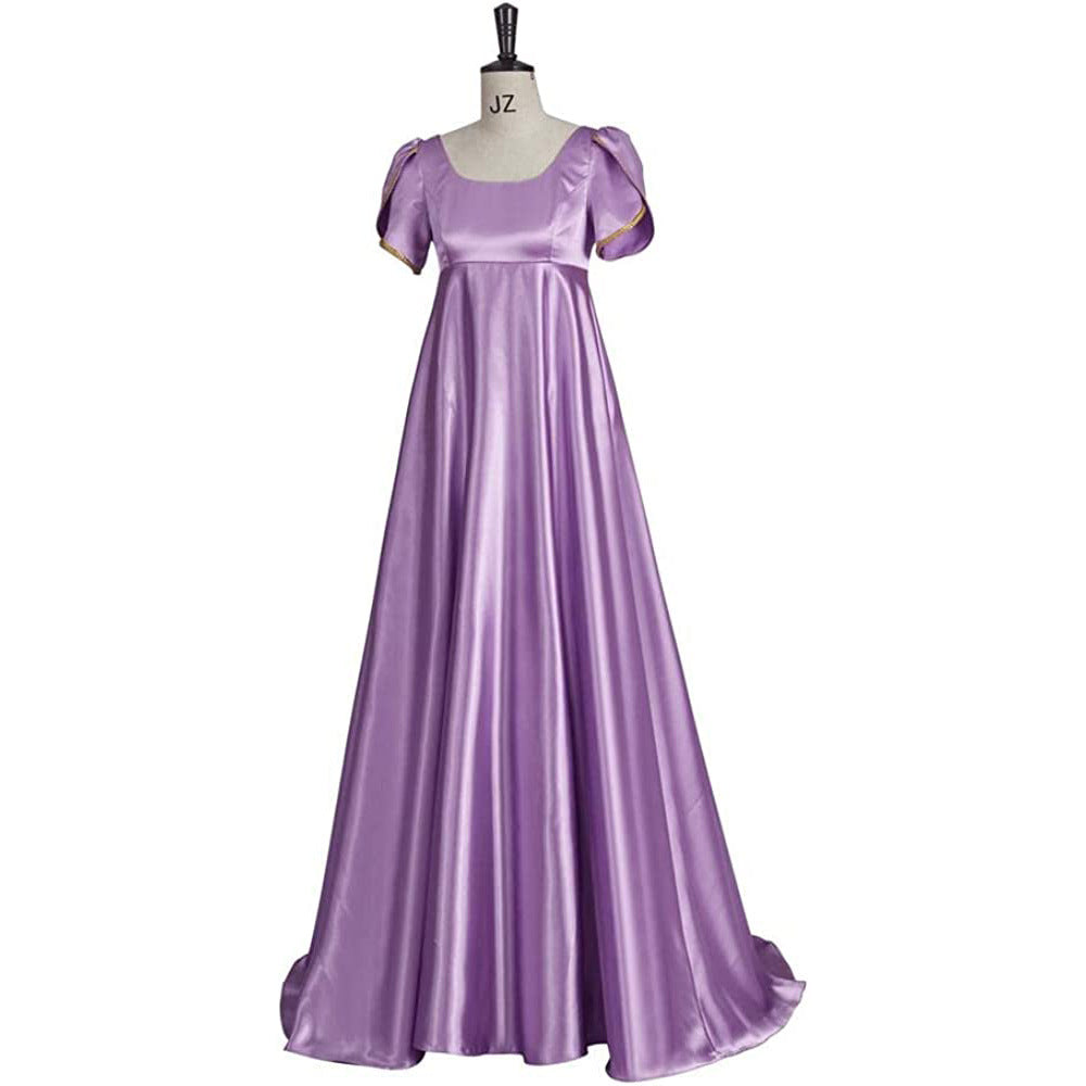 New Bridgerton Dress Two-piece Set Medieval Regency Tea Party Gown Stage Performance Costume - Halloweez