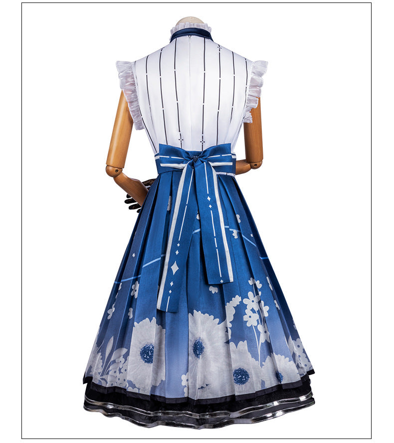 2D Anime Infinite Warmth Flying Flower's Memory Light Cosplay Costume for Women - Halloweez