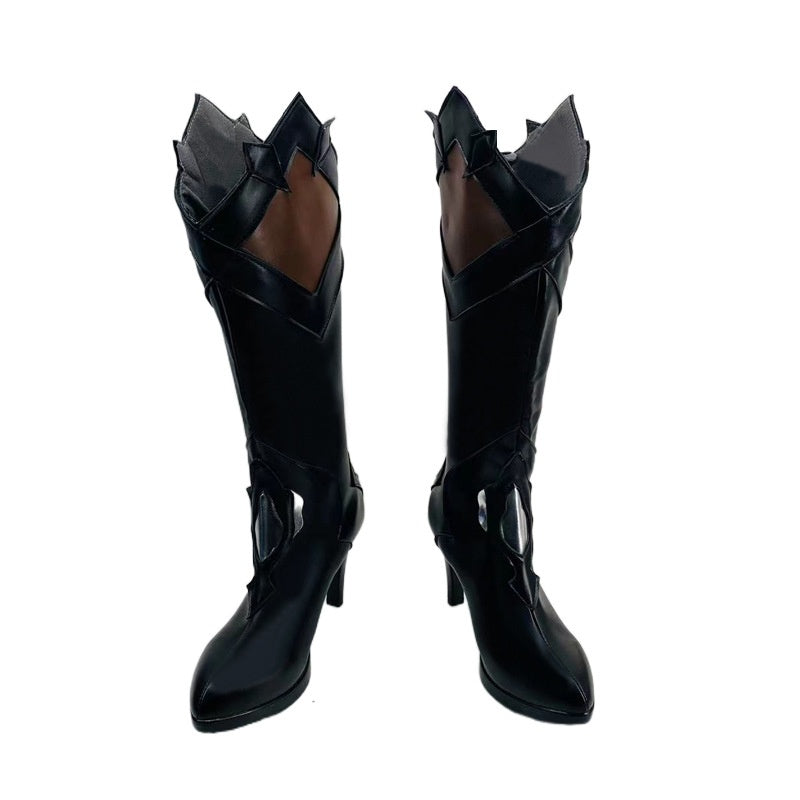 953 Honkai Impact 3rd Black Swan Cosplay Shoes for Anime Conventions - Halloweez