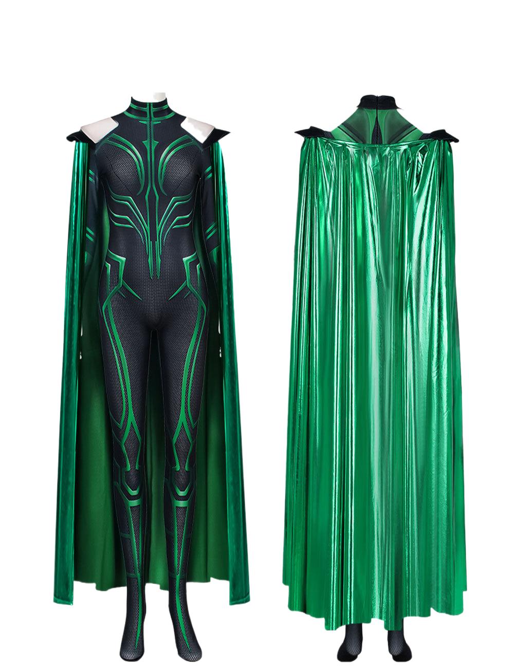 Thor Ragnarok Hela Goddess of Death Cosplay Costume - Tight Suit for Halloween