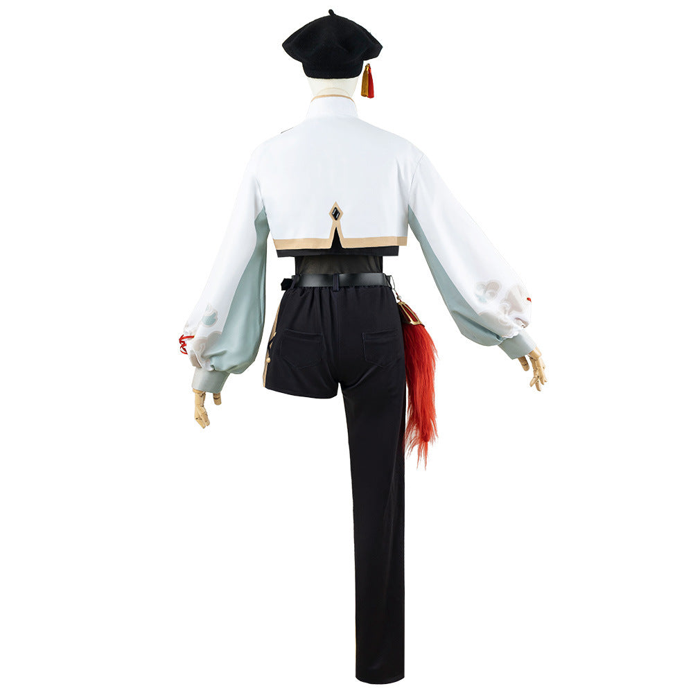 VTuber Green Fairy New 3D Anime Virtual Streamer Costume Women Chinese Style Set - Halloweez