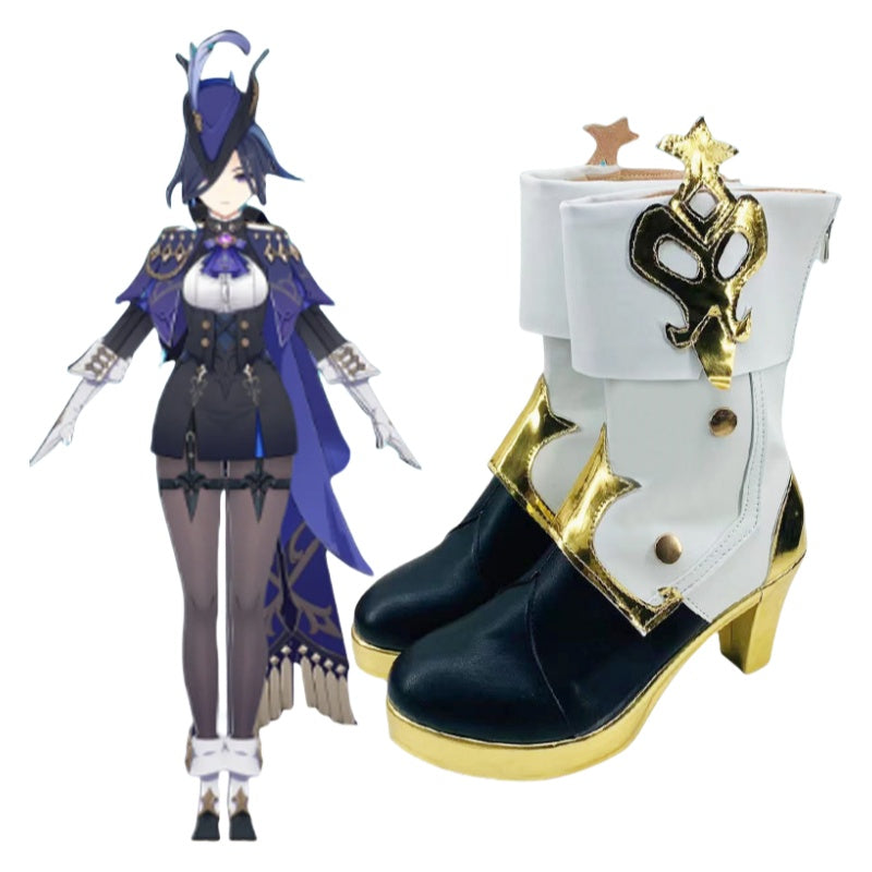 Genshin Impact Clorinde Cosplay Shoes for Anime Conventions and Performances - Halloweez