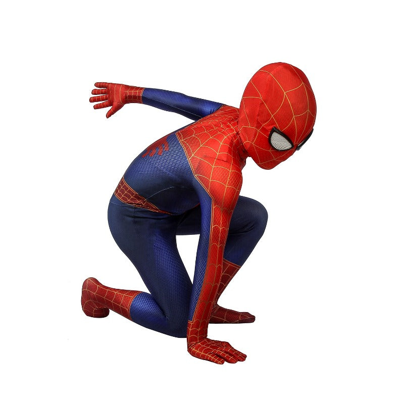 Costume de cosplay Spider-man Peter Parker pour enfants - Parfait pour Halloween