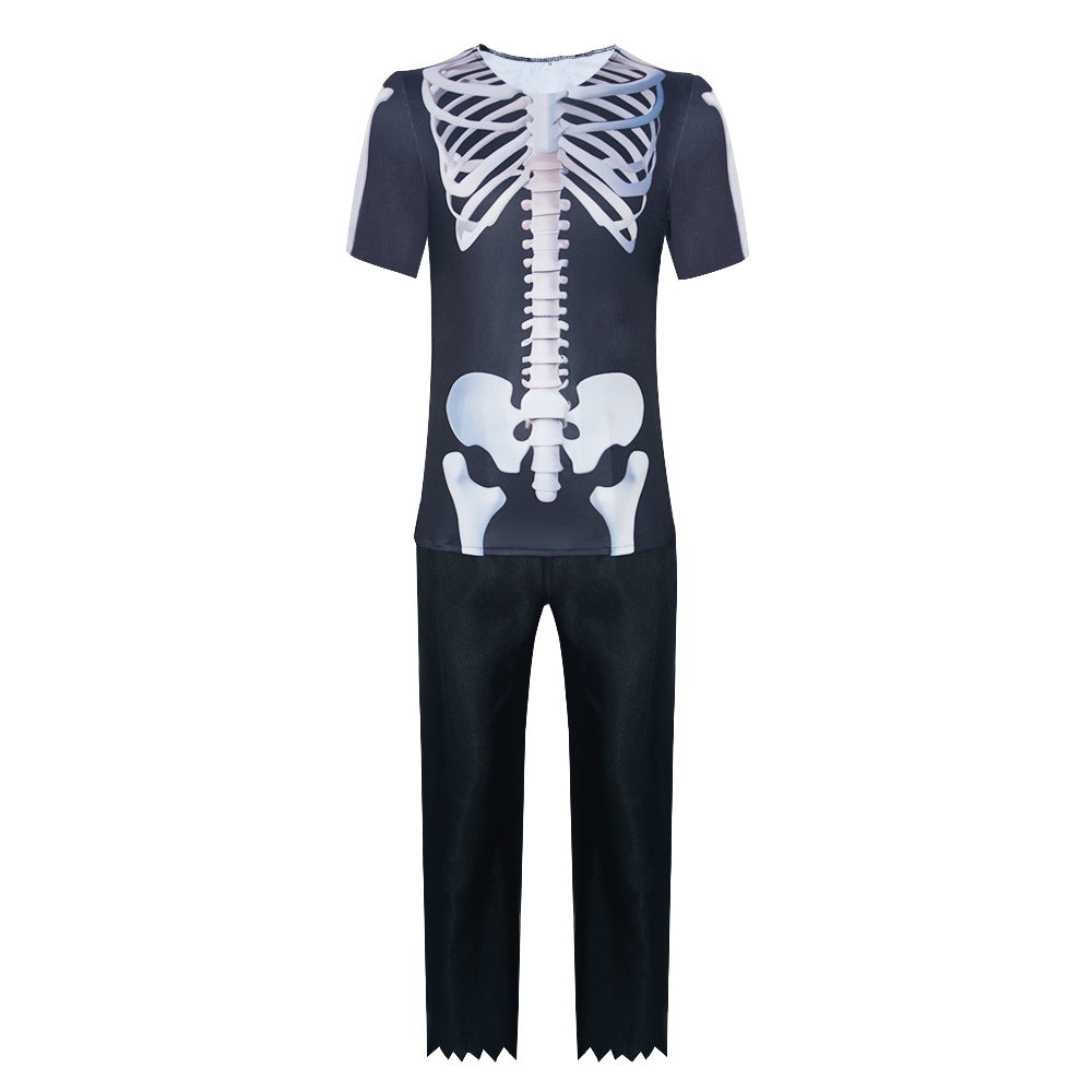 Anime One Piece Brook Cosplay Costume 2D Comic Con Floral Suit