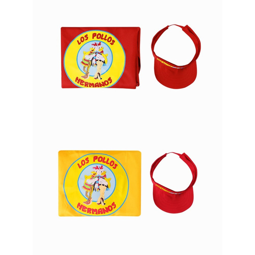 Breaking Bad LOS Pollos Hermanos Apron Hat Cosplay Costume - TV Series Outfit