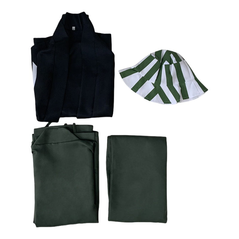 Bleach Urahara Kisuke Cosplay Costume for Halloween and Anime Events - Halloweez