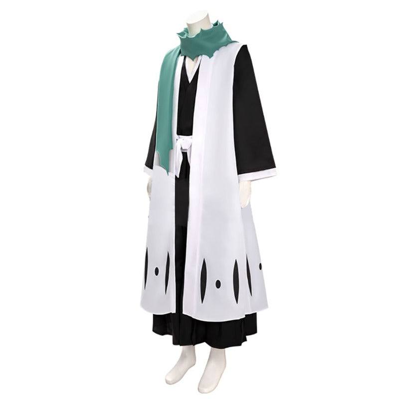 Cosplay de Toshiro Hitsugaya para Halloween: auténtico traje de kimono del décimo capitán para fanáticos de Bleach