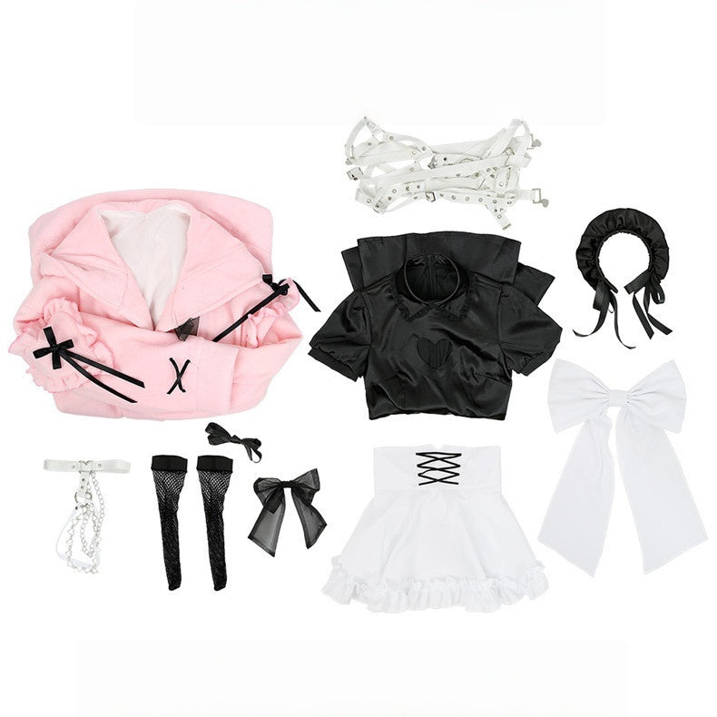Rainbow Club VTuber Demon Realm Lilith Maid Costume Anniversary 2D Anime Cosplay Outfit Set - Halloweez