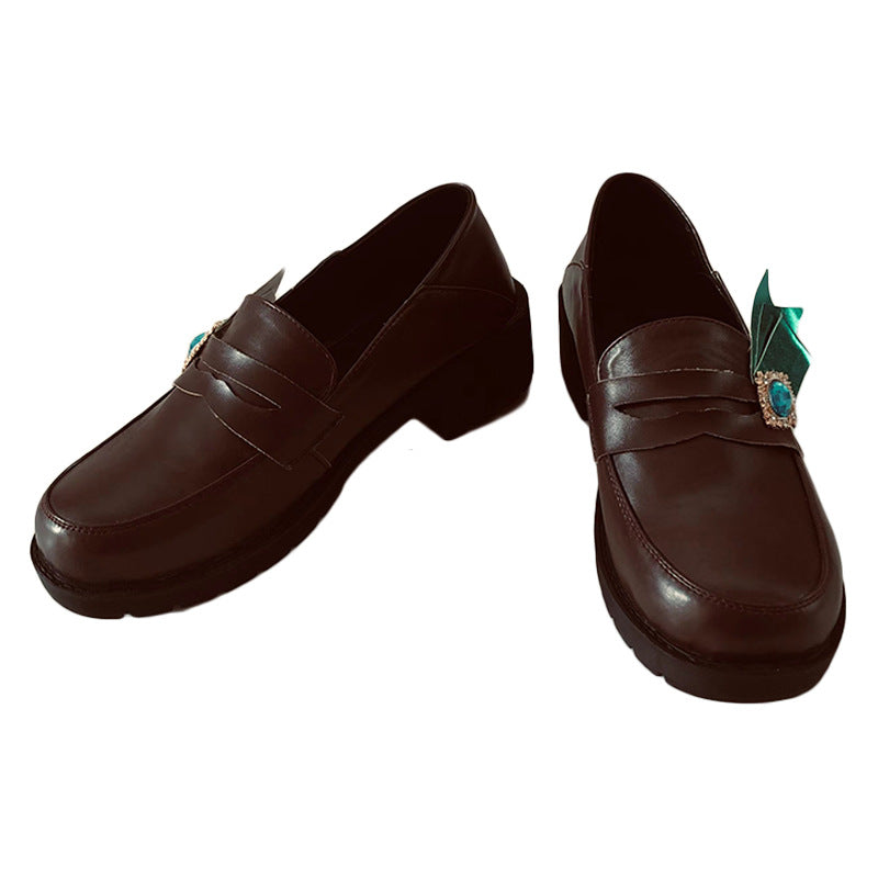 Genshin Impact Venti Cosplay Shoes - High Sky Singer Project Cosplay Footwear for Conventions - Halloweez