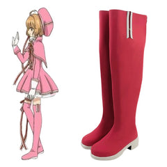 Cardcaptor Sakura Clear Card Sakura Kinomoto Cosplay Shoes for Anime Conventions - Halloweez