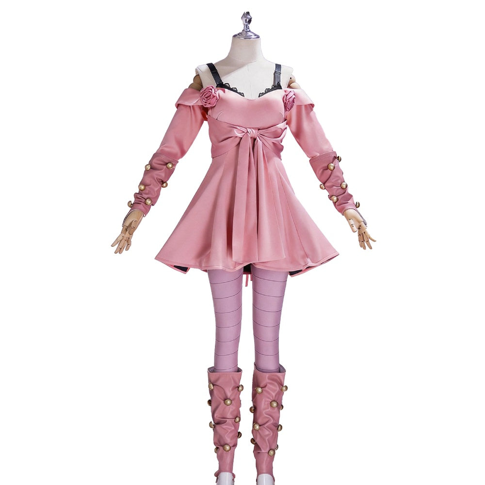 JoJo's Bizarre Adventure Steel Ball Run Lucy Steel Cosplay Costume, Complete Lucy Steel Outfit - Halloweez