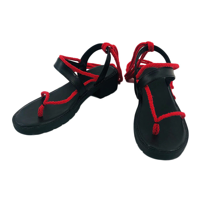 Virtual Idol Vox Akuma COS Shoes for Comic Convention 2D Performance - Halloweez