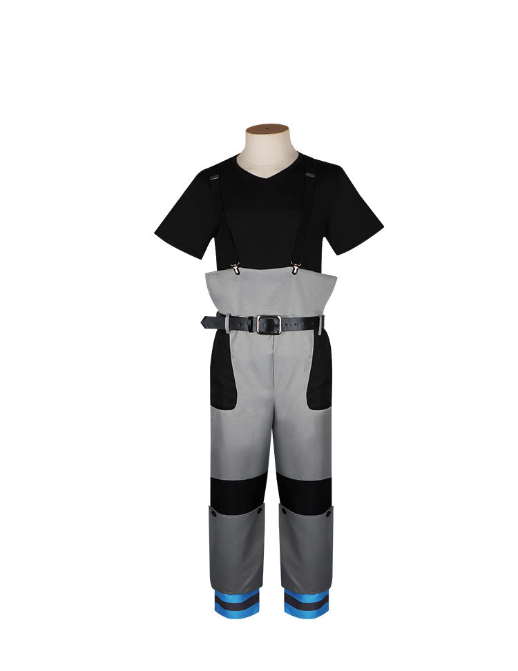 Fire Force Cosplay Firefighter Suit Male Version 8th Company Shinra Kusakabe Anime Costume