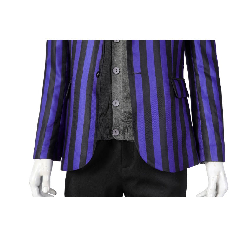 Halloweez Men's Addams Family Xavier Thorpe Ajax Petropolus Cosplay Suit