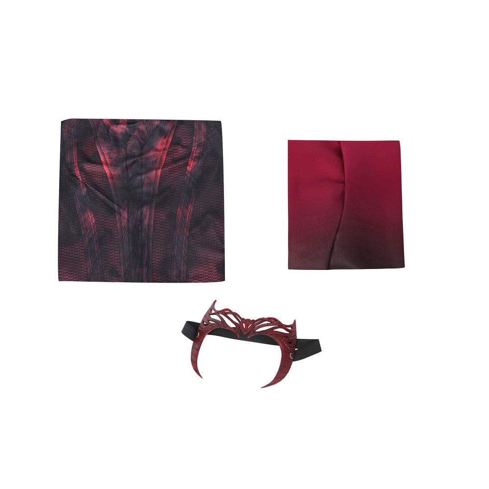 Doctor Strange in the Multiverse of Madness Scarlet Witch (Wanda) Cosplay Costume - Halloweez