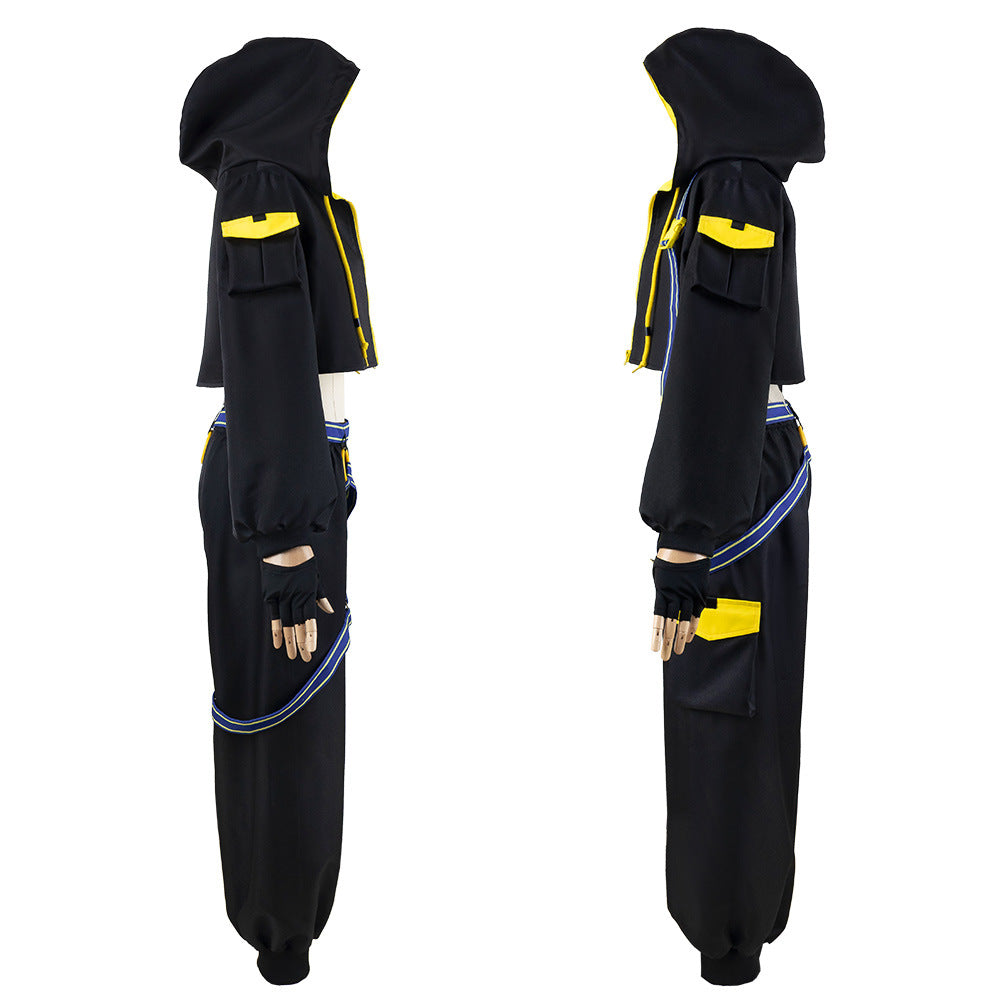 Magic Future 2023 KAITO Anime Cosplay Unisex Hooded Outfit - Vocaloid KAITO Costume - Halloweez