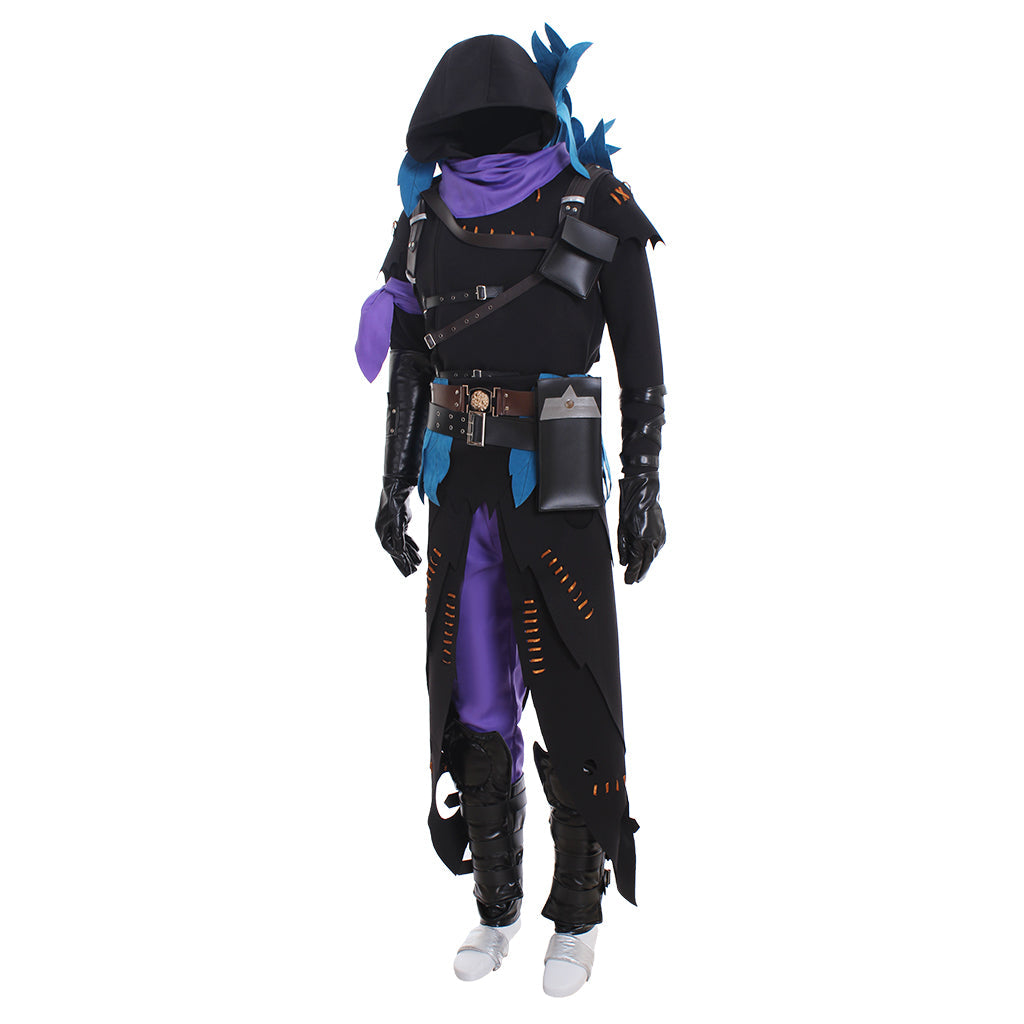 Halloweez Men's Raven Demon Cosplay Costume - Full Set Game Cosplay Outfit
