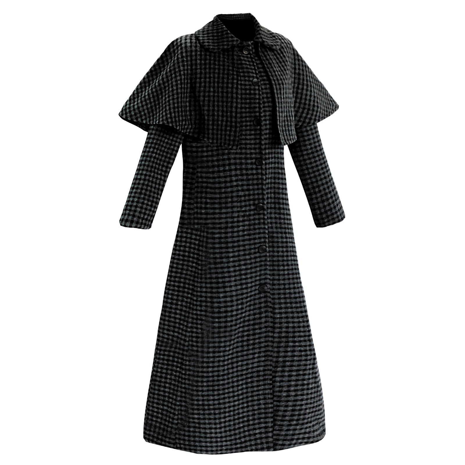 Wednesday Season 2 Cosplay Costume Addams Family Women's Wool Coat Halloween Ready - Halloweez