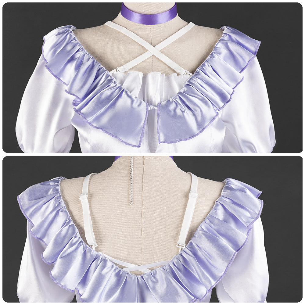 School Idol Master Himesaki Ripa Cosplay Costume Anime Game Dress - Halloweez