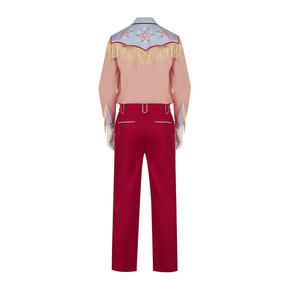 Back to the Future 3 Marty McFly Western Cowboy Cosplay Costume for Halloween and Stage Performances - Halloweez