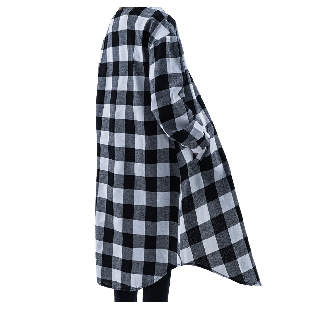 Tokyo Manji Gang Manjiro Sano Cosplay Costume - Long Sleeve Plaid Shirt for Anime Fans - Halloweez