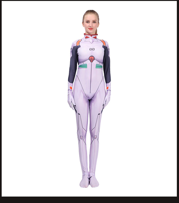Rei Ayanami Asuka Langley Kaworu Nagisa EVA Cosplay Costume for Adults and Kids Halloween Performance