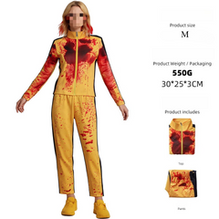 Beatrix Kiddo Kill Bill Cosplay Tracksuit, Custom Outfit for Halloween & Comic Con