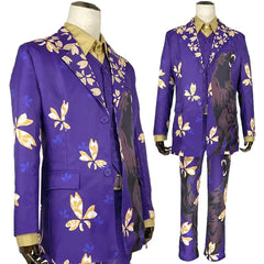 Halloweez Keisuke Baji Cosplay Costume - Purple Wolf 4Pcs Set for Halloween - Halloweez