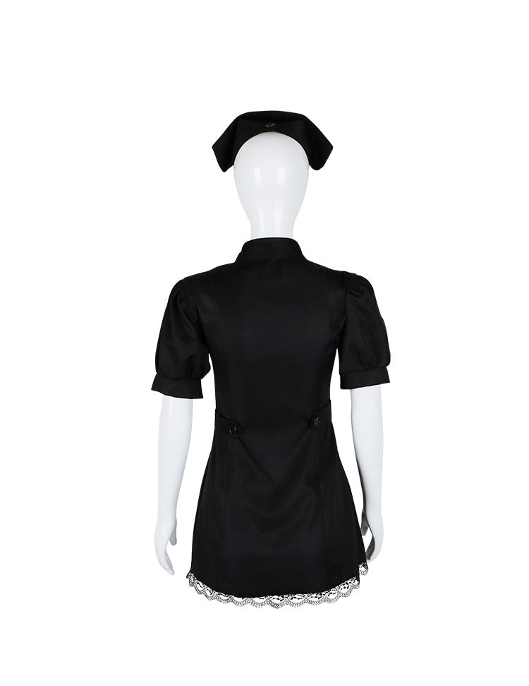 Sono Bisque Doll wa Koi wo Suru Kitagawa Marin Cosplay Costume - Black Cradle Nurse Outfit - Halloweez