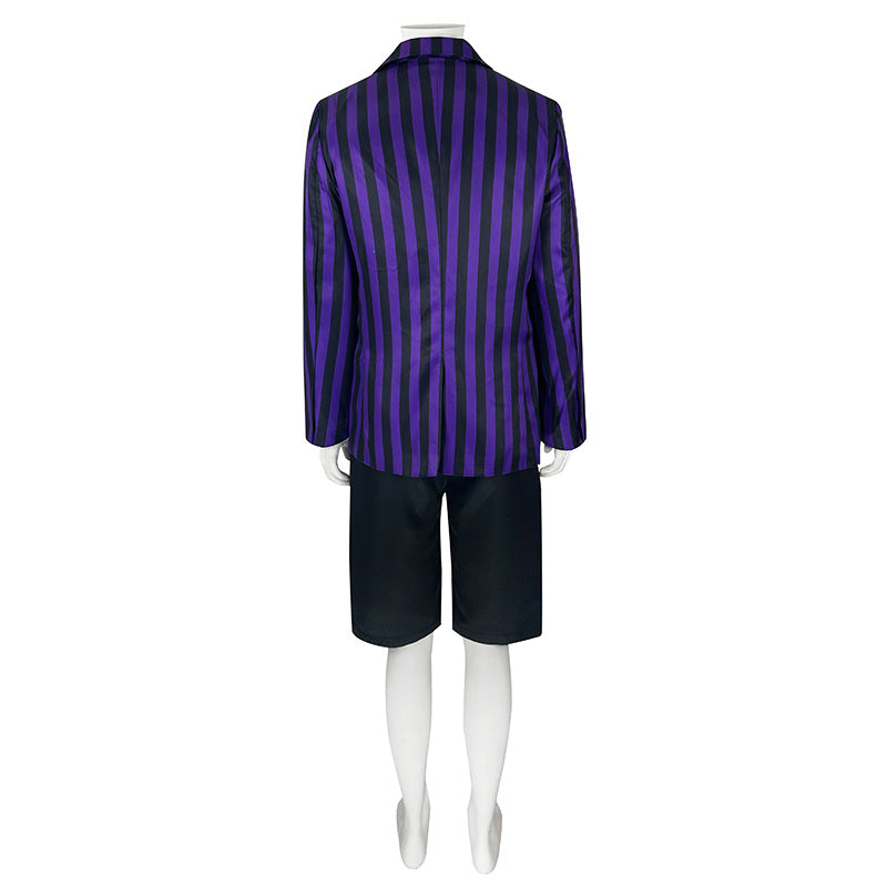 Wednesday Season 2 Pugsley Addams Cosplay Costume - The Addams Family TV Show Outfit - Halloweez