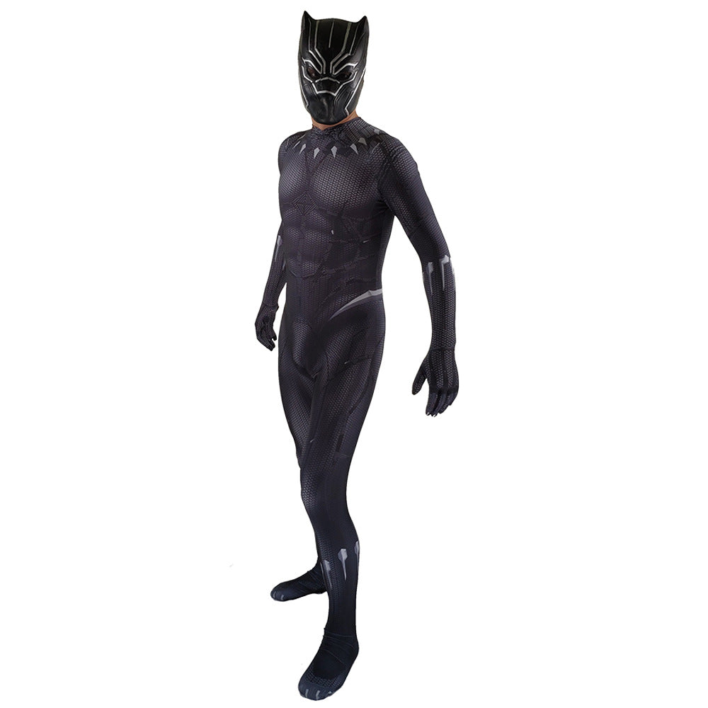 Black Panther Children's Cosplay Costume for Halloween and Christmas - Halloweez