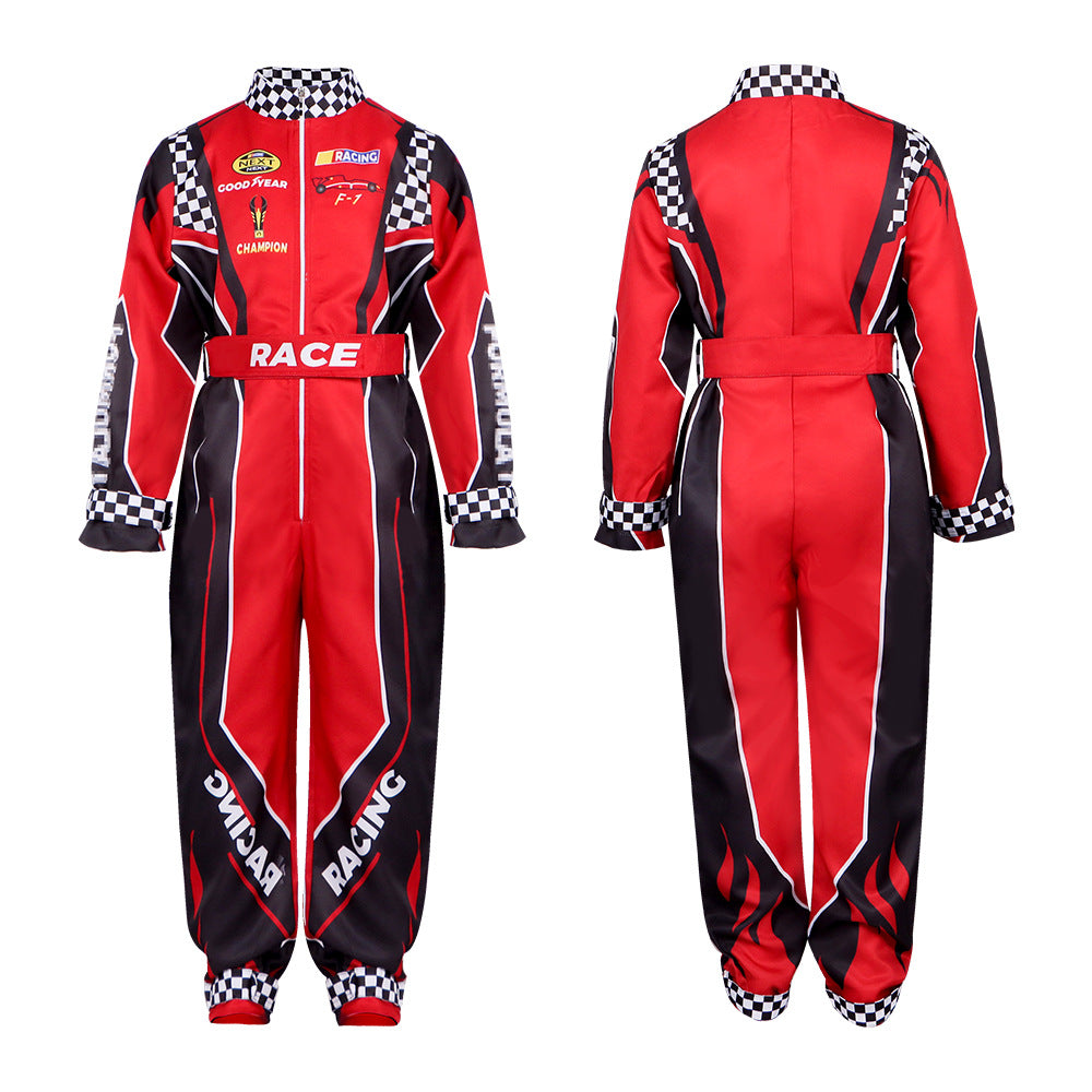 Summer Breathable Off-Road Karting Dune Buggy Unisex Kids Racing Suit Jumpsuit Riding Apparel - Halloweez
