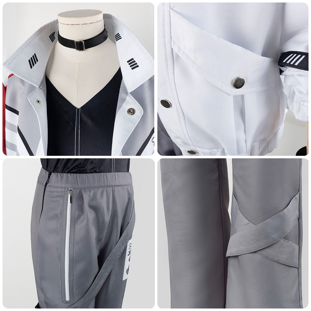 Rainbow Club VTuber ROF-MAO Kaga Hayato Cosplay Costume Anime Casual Long Sleeve Suit for Men and Women - Halloweez