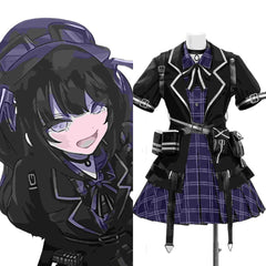 Mahou Shoujo Lyrical Nanoha: Fate Testarossa - Kurobe Nanoha Kasumi Complete Cosplay Costume Set - Halloweez