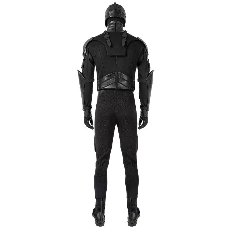 Halloweez Black Noir Cosplay Costume - The Ultimate Halloween Superhero Jumpsuit for Adults - Halloweez