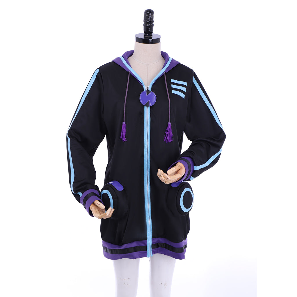 Halloweez Purple Heart Hoodie Cosplay Costume - Inspired by Hyperdimension Neptunia
